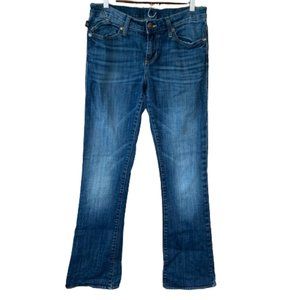 Women's Rock & Republic Kasandra Bootcut Cotton Classic Blue Jeans Size 8 GUC